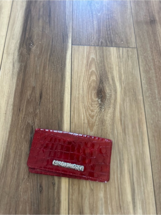Brighton Handbags - Brighton women’s Red Croc-Embossed billfold Wallet